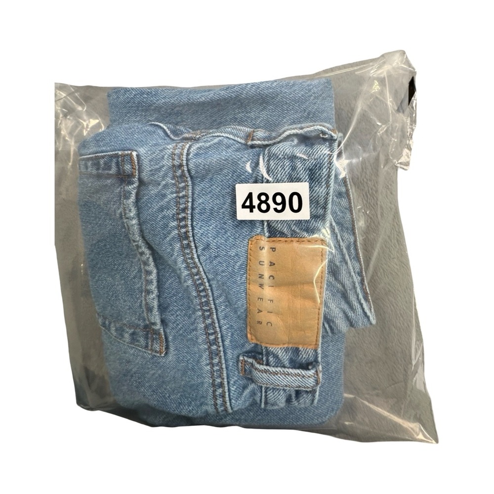 PacSun Jeans Womens 24 Blue Casey Low Rise Baggy Wide Leg Light Wash Denim - Picture 13 of 13
